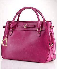 Ralph Lauren Newbury Satchel Pink