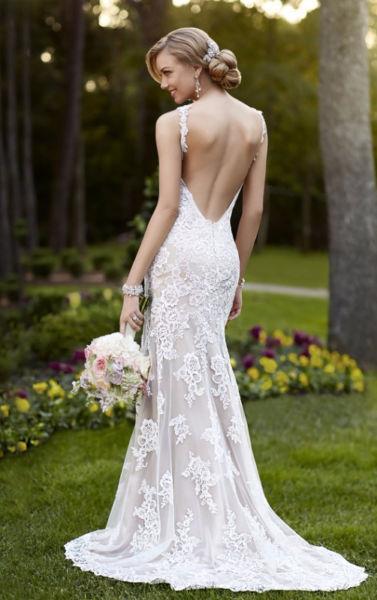 Stella York Wedding Gown - Lace, low back