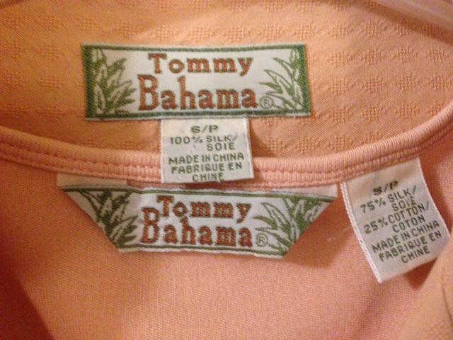 Tommy Bahama silk blouse & tank set-sz S