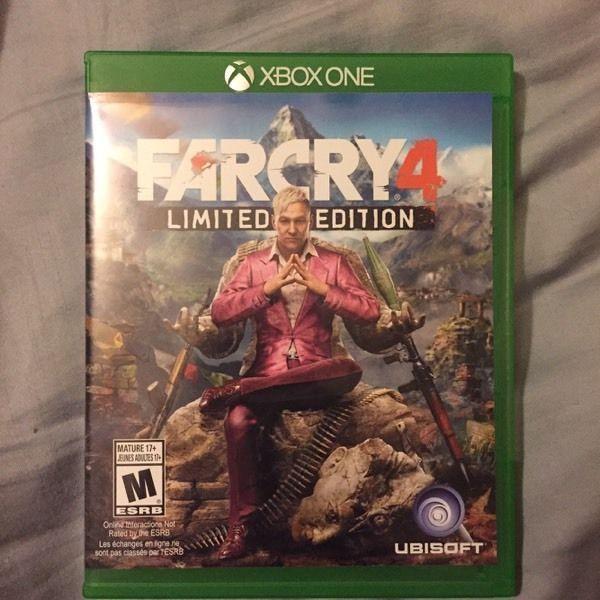 Farcry 4 limited edition Xbox one