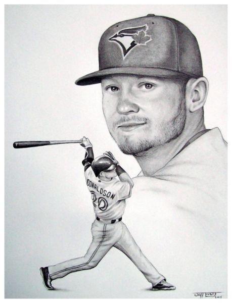 Hand Drawn Baseball Portraits