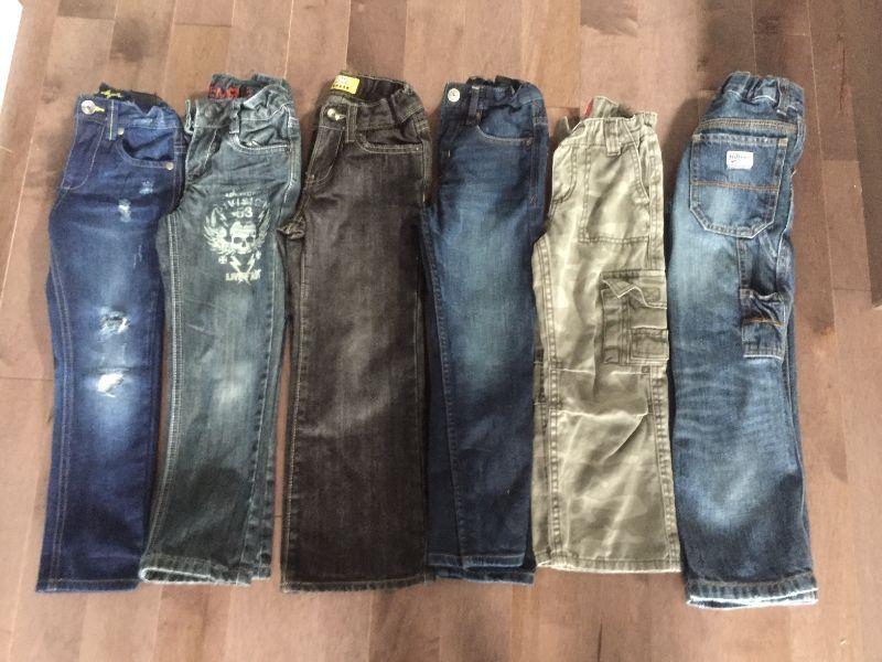 Boys jeans sizes 4 & 5 (Guess Levi's etc)