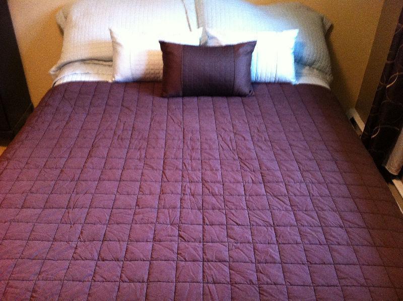 Warm brown comforter (Queen)