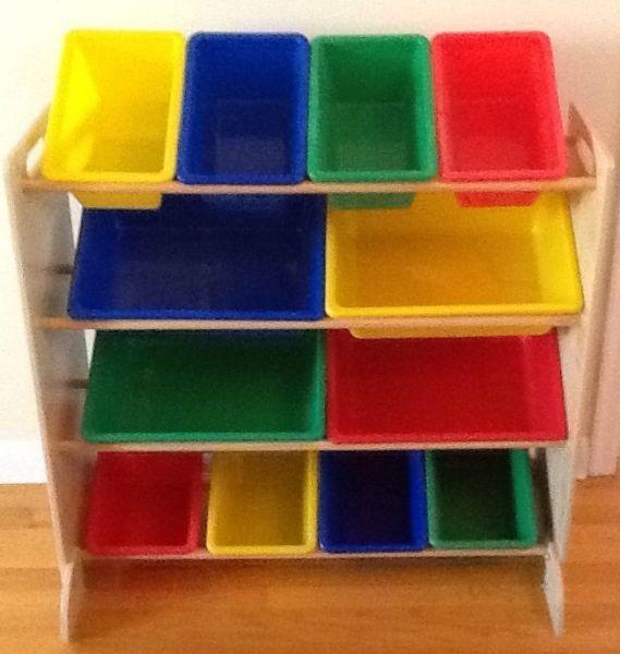 KidKraft SORT IT and STORE IT SHELVING UNIT like new condition