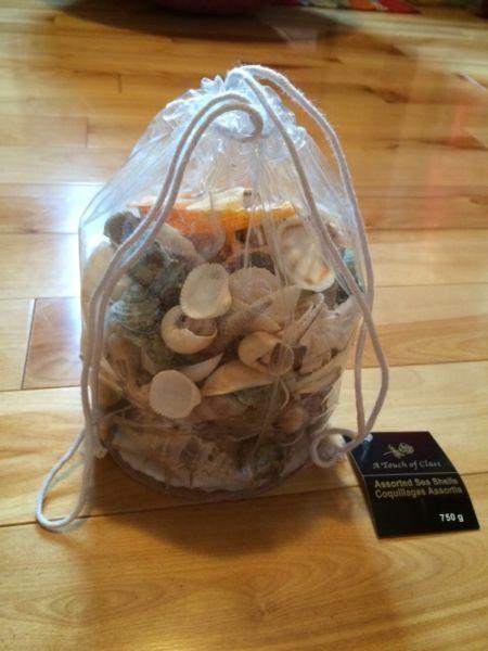 Bag of sea shells. Bought at Michael's