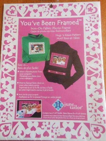 You've Been Framed Iron-On Photo Frames -$5