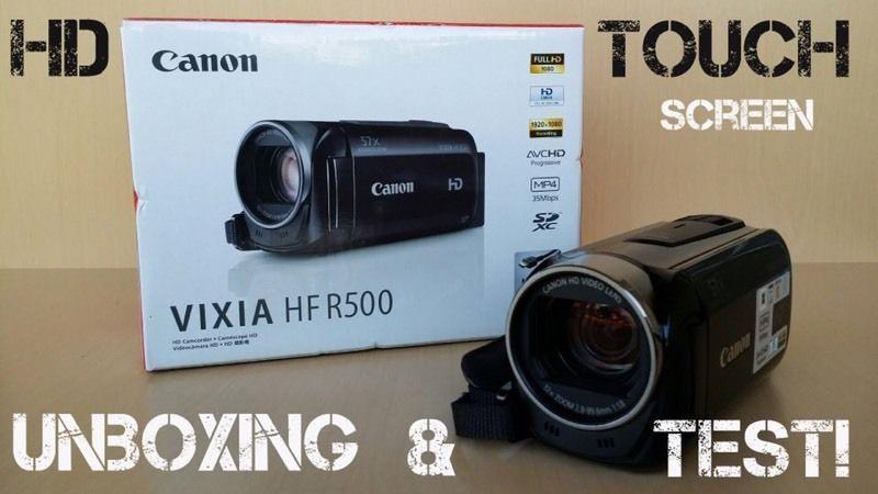 CANON VIXIA HF R500 HD Camcorder / 1080p x 60FPS