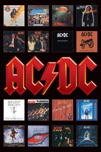 19 AC/DC CDs - ACDC AC DC + 4 DVDs