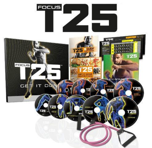 FOCUS T25, INSANITY, MAX30, P90X, CIZE * brand new and sealed *