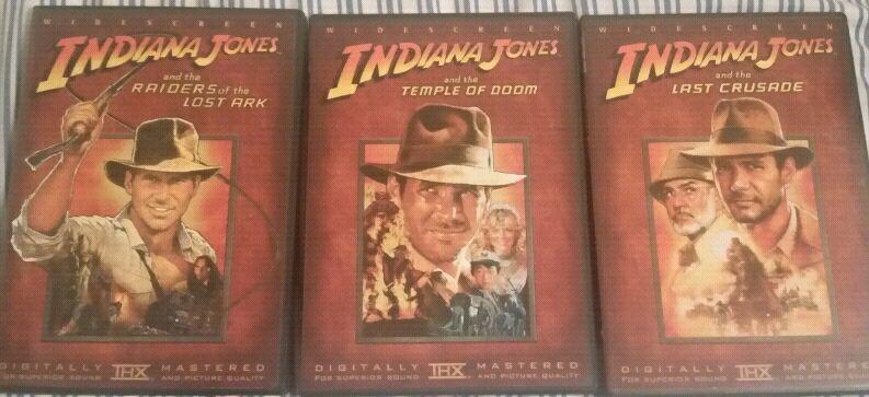 Indiana Jones 1-4 DVDs