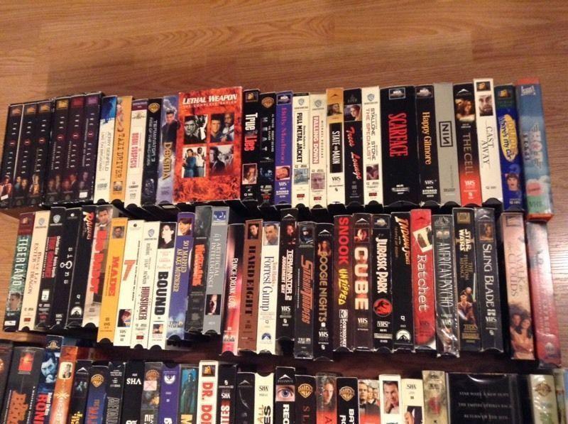 Lot of VHS/DVDs plus TV Boxed Sets $75
