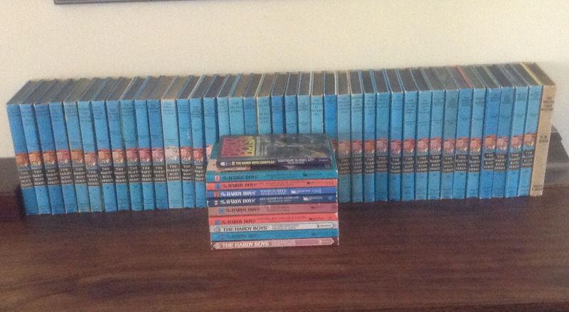 Hard and soft covered Hardy Boys Books
