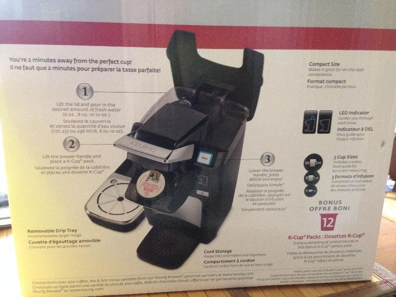 New Keurig K-Cup Single Cup Brewing System- K10 Mini Plus