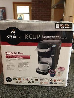 New Keurig K-Cup Single Cup Brewing System- K10 Mini Plus