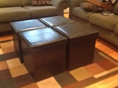 Coffee table - storage cubes