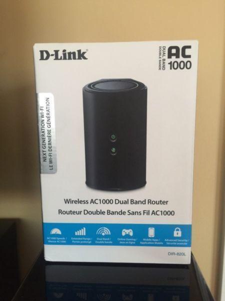D-link AC dual band router