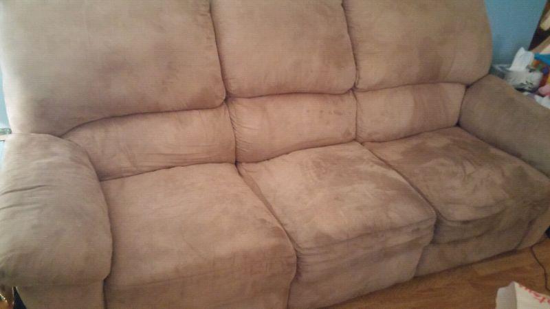 REDUCED - Recliner Couch and Chair