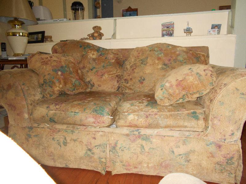 Couch , Love seat, Chair and tables
