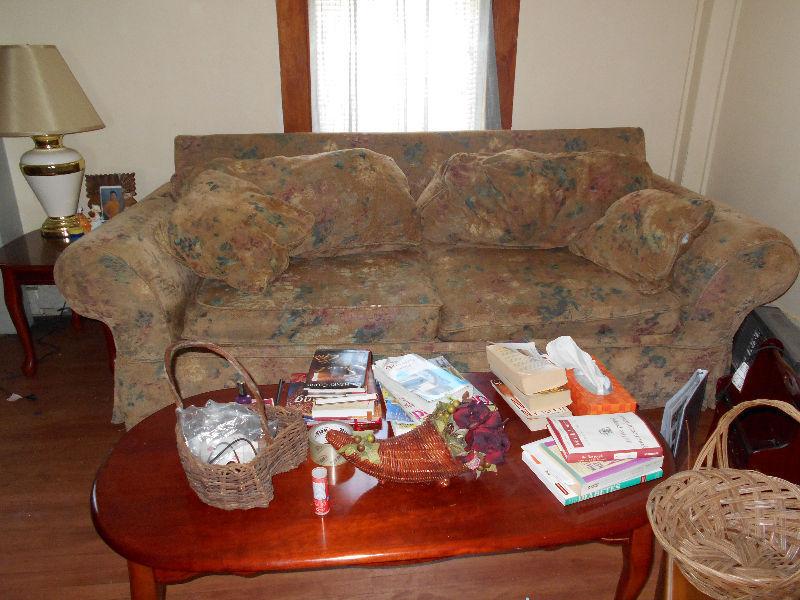 Couch , Love seat, Chair and tables