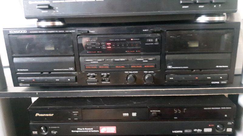 Center Speaker and cassette deck