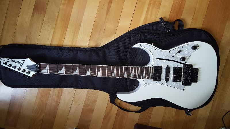 Ibanez rg350 with gig bag and 20w fender amp