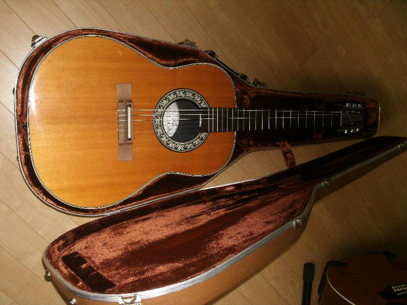 1974 OVATION 1624 - 4 COUNTRY ARTIST CLASSICAL ACOUSTIC ELECTRIC