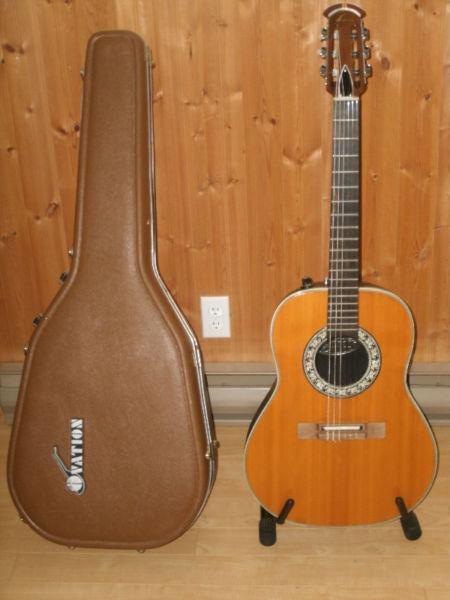 1974 OVATION 1624 - 4 COUNTRY ARTIST CLASSICAL ACOUSTIC ELECTRIC