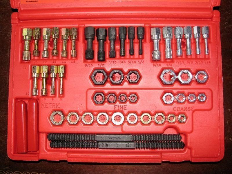 SnapOn thread rethreading kit