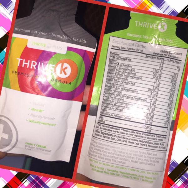 thrive Kids Nutrition Premium Gel