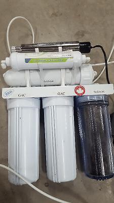7 stage reverse osmosis system with UV light
