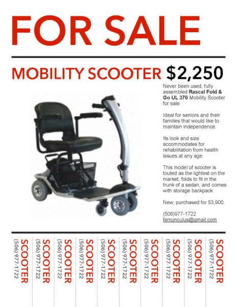 New Mobility Scooter