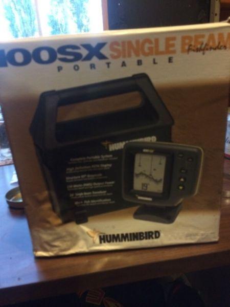 Humminbird sx100 fish finder NIB, portable w/transducer