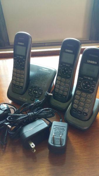 Uniden 3-phone + answering machine