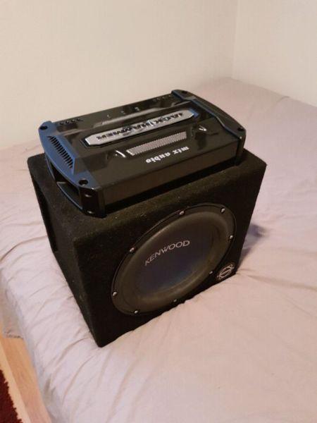 Kenwood sub and box