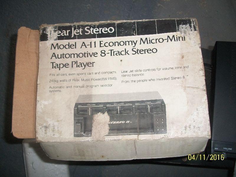 8 track stereo for car