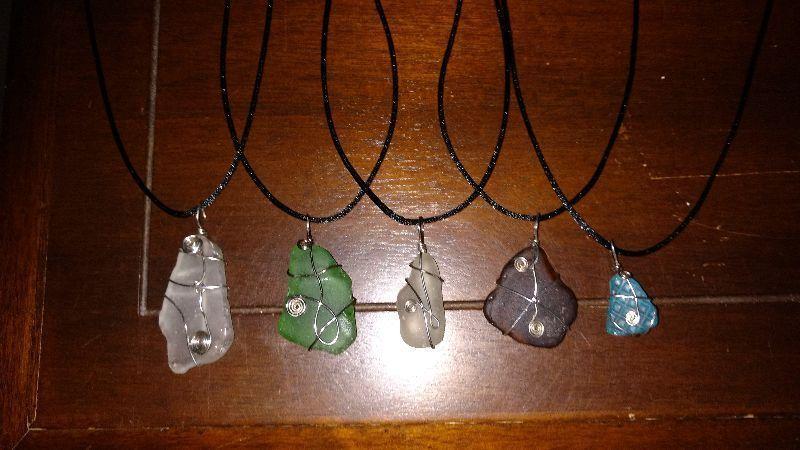 Fabulous Sea Glass Pendants