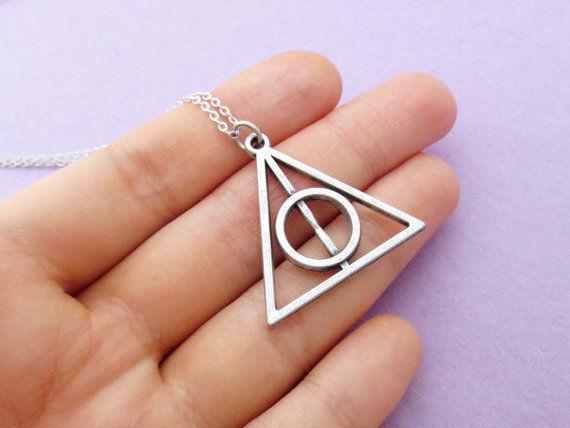 Deathly hallows, Necklace, Triangle, Necklace