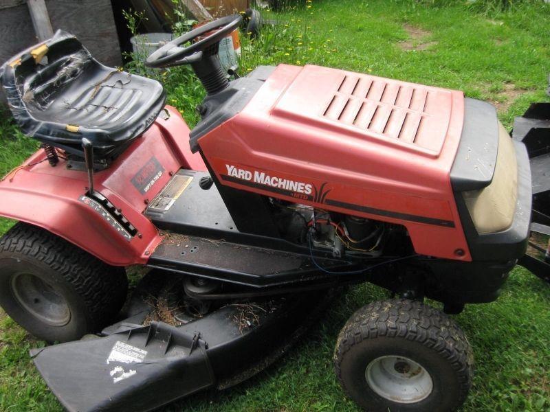 yard machine lawn tractor 13 hp