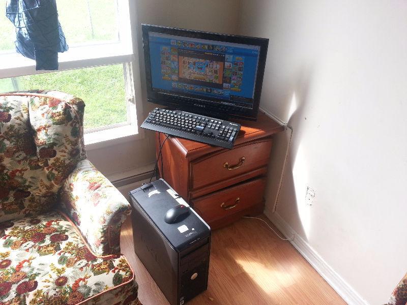 Dynex LCD monitor with DVD player