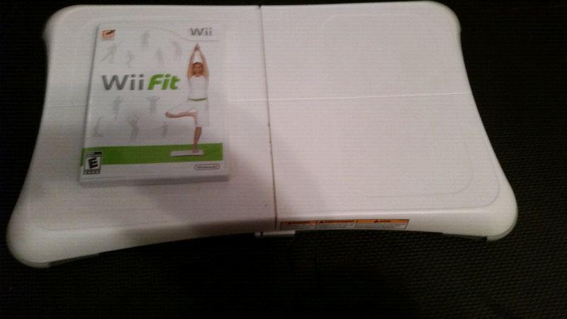 Wii fit and board
