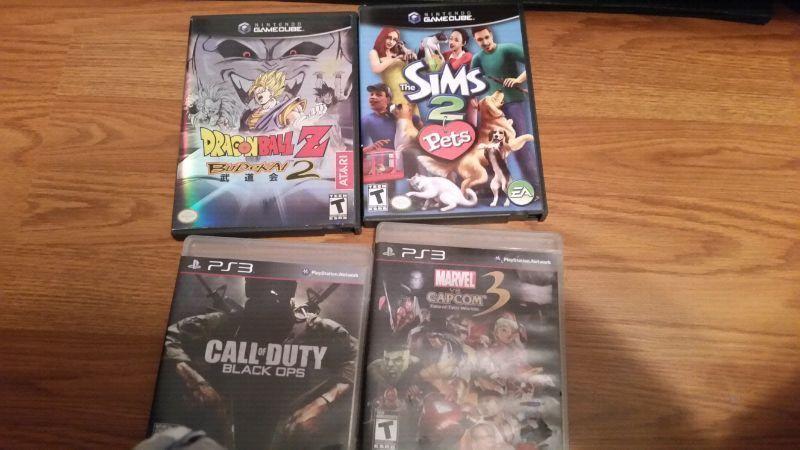 Ps3 and gamecube games
