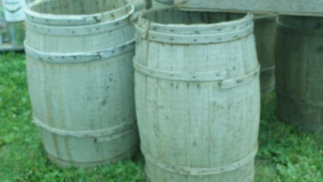 Large Assortment of Barrels