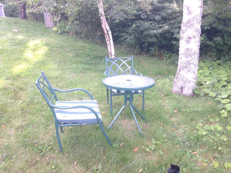Metal Garden Table and Chairs