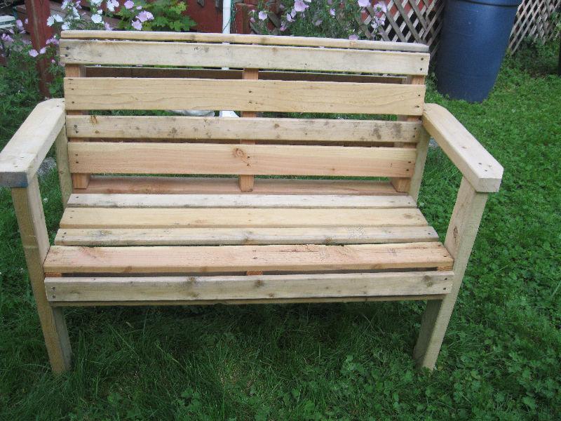 **Rustic Garden Bench** (NEW PRICE)