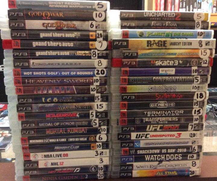 Playstation 3 Games Over 80 Games!!