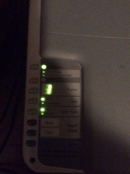 HP printer has No ink