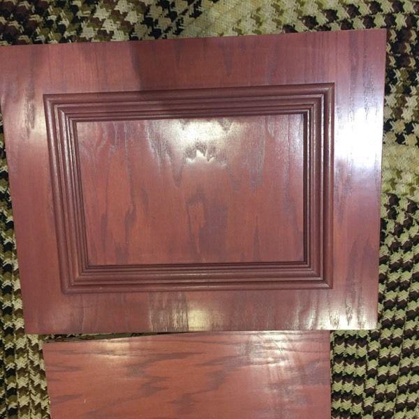 Solid wood door with shelf and hinge - bran new