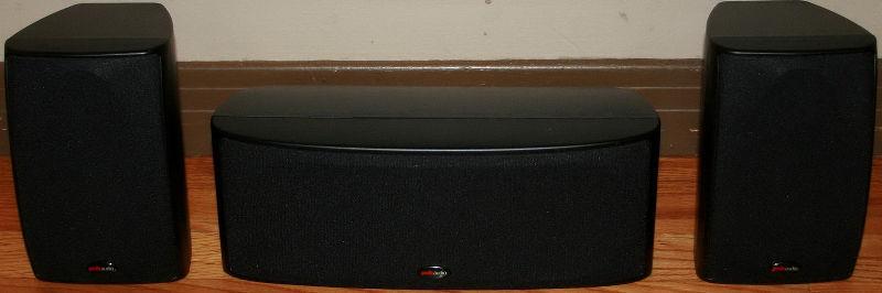 Polk Audio Center Channel & Front Channel Speakers