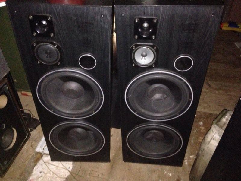 Speakers and amps and stereos