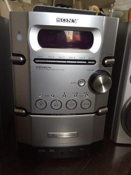 Sony 6 Disc Changer Stereo